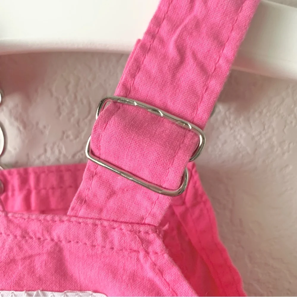 Hold Vintage 90’s Oshkosh b’gosh Pink baby Overalls